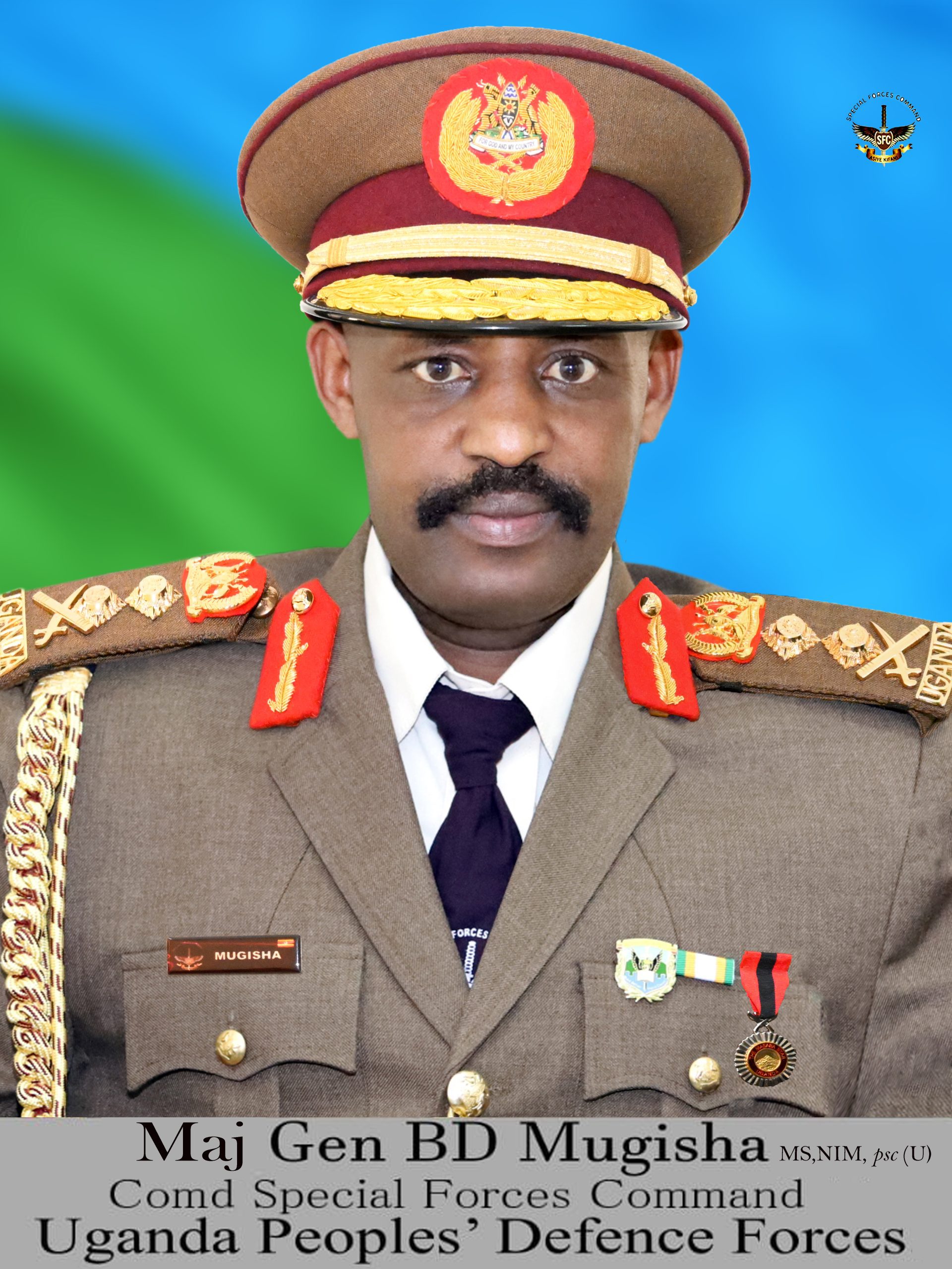 MAJ GEN DAVID MUGISHA