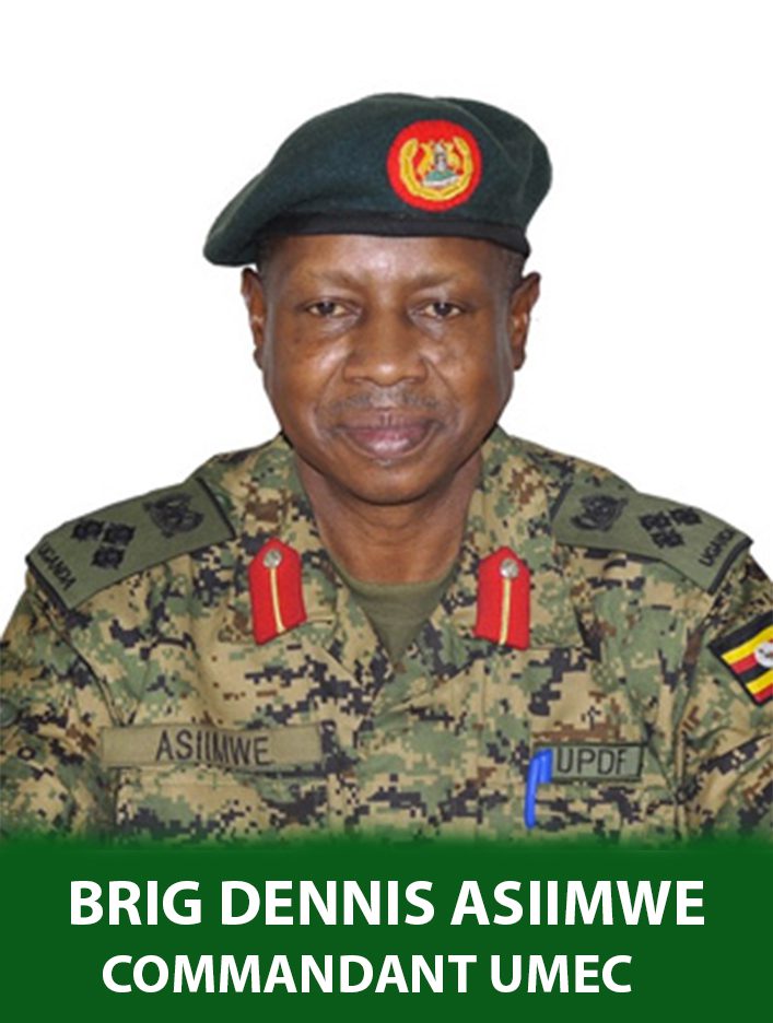 BRIG DENNIS ASIIMWE, COMMANDANT UMEC