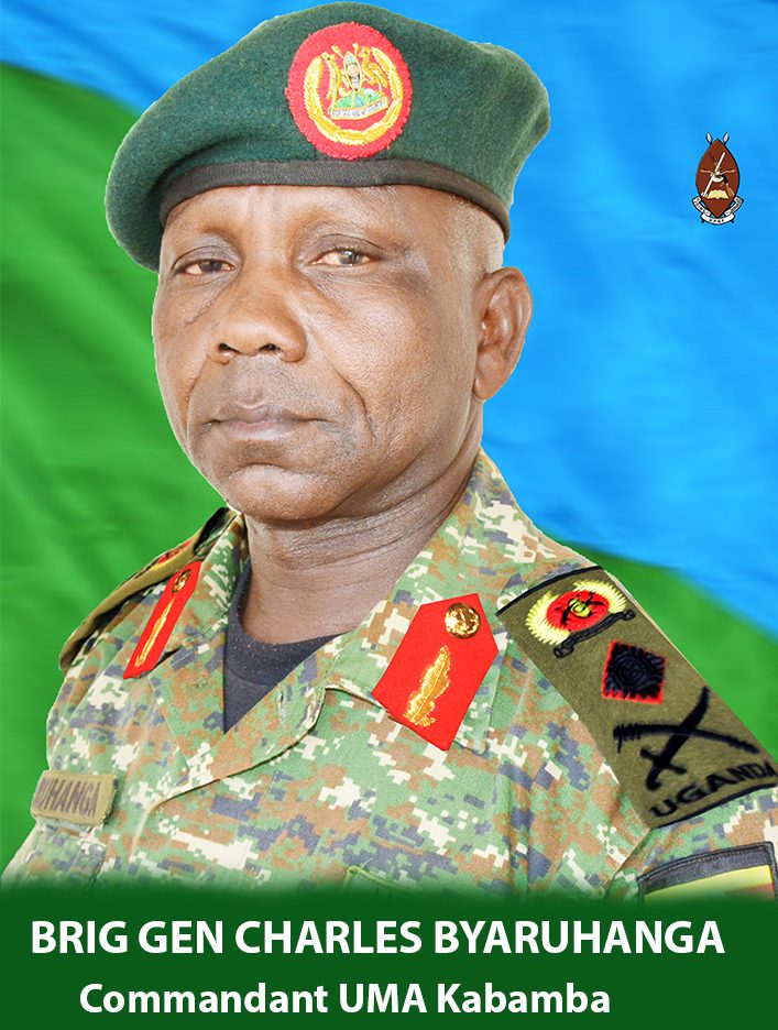 BRIG GEN CHARLES BYARUHANGA, Commandant UMA Kabamba