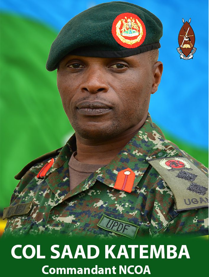 COL SAAD KATEMBA Commandant NCOA
