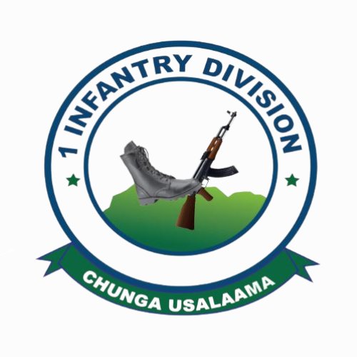 1 INFANTRY DIVISION Logo - Ministry of Defence and Veteran Affairs MoDVA - Republic of Uganda