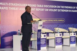 Lt Gen Joseph Musanyufu the PS Ministry of Internal Affairs addresses the congligation at Imperial Royal-Kampala 18-9-2024