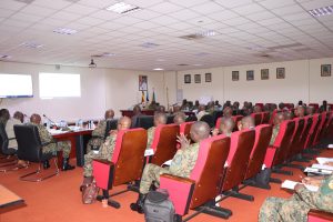 UPDF Generals, senior officers and MoDVA Leadership in he strategic planning retreat financial year 2025-26 at MoDVA HQs Mbuya on 10th-July-2025